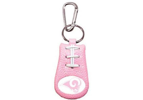 Gamewear Los Angeles Rams Pink NFL Football Keychain Fan Gear NFL Los Angeles Rams