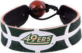 Gamewear North Carolina Charlotte 49ers Team Color Football Bracelet Fan Gear NCAA North Carolina Charlotte 49ers