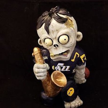 Forever Collectibles Utah Jazz Zombie Thematic Figurine Fan Gear NBA Utah Jazz