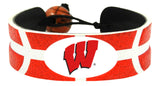 Gamewear Wisconsin Badgers Team Color Basketball Bracelet Fan Gear NCAA Wisconsin Badgers