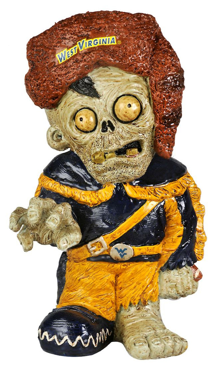 Forever Collectibles West Virginia Mountaineers Zombie Thematic Figurine Fan Gear NCAA West Virginia Mountaineers