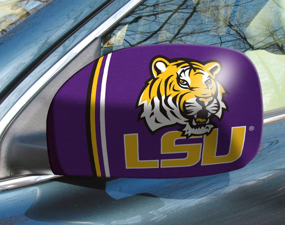 Fanmats LSU Tigers Mirror Cover Small Fan Gear NCAA LSU Tigers