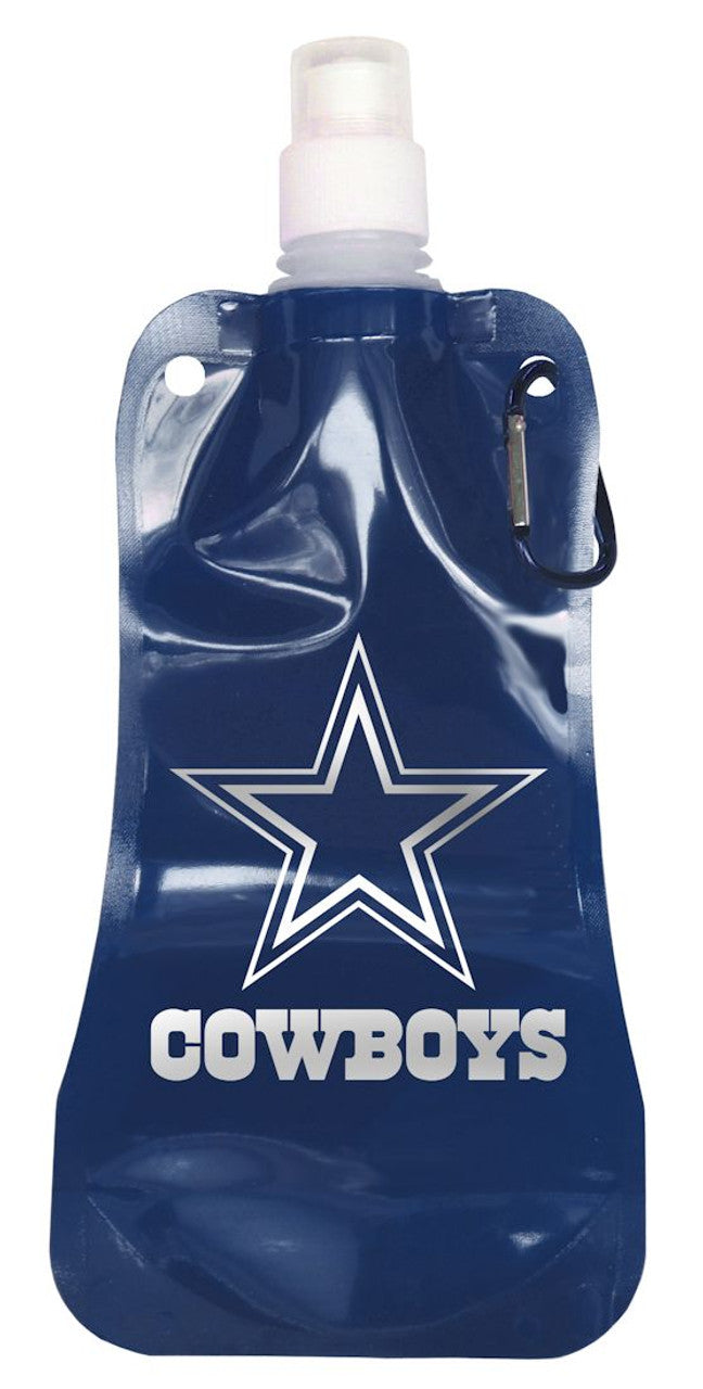 BOELTER Dallas Cowboys Foldable 16oz Water Bottle Fan Gear NFL Dallas Cowboys