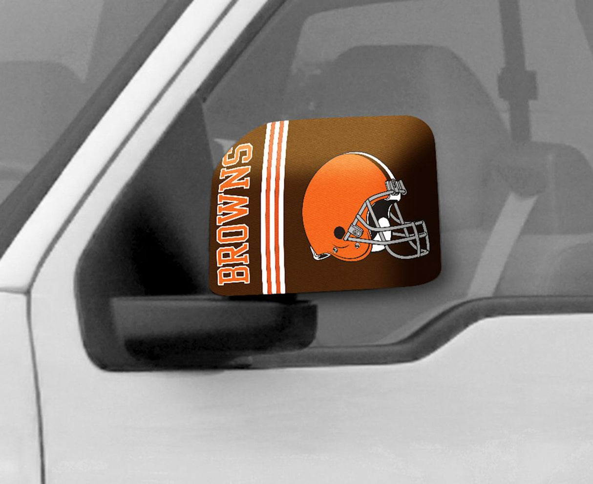 Fanmats Cleveland Browns Mirror Cover Large Fan Gear NFL Cleveland Browns