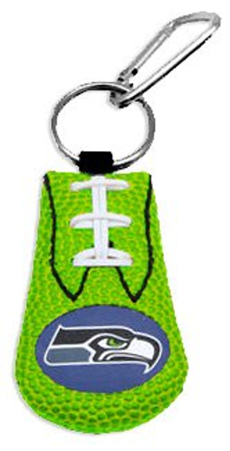 Gamewear Seattle Seahawks Green Team Color Football Keychain Fan Gear NFL Seattle Seahawks