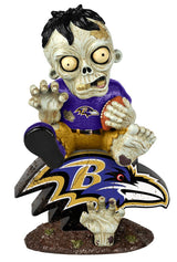 Forever Collectibles Baltimore Ravens Zombie On Logo Figurine Fan Gear NFL Baltimore Ravens