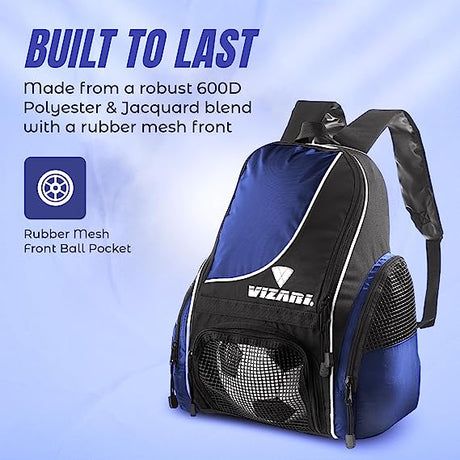 Vizari Solano Soccer Sport Backpack Vizari