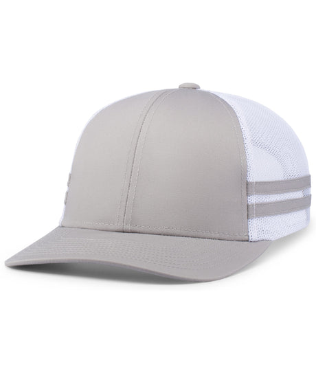 Pacific Headwear Low-Profile Stripe Trucker Cap Pacific Headwear