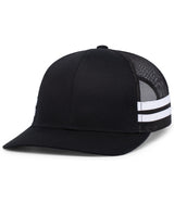 Pacific Headwear Low-Profile Stripe Trucker Cap Pacific Headwear