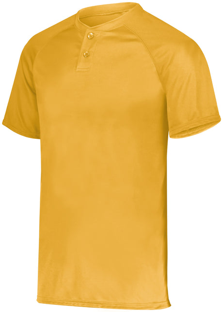 Augusta Youth Attain Wicking Two-Button Baseball Jersey Augusta