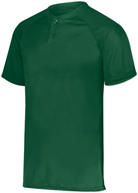 Augusta Youth Attain Wicking Two-Button Baseball Jersey Augusta