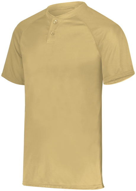 Augusta Youth Attain Wicking Two-Button Baseball Jersey Augusta