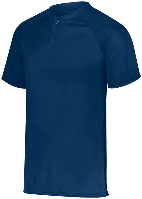 Augusta Youth Attain Wicking Two-Button Baseball Jersey Augusta