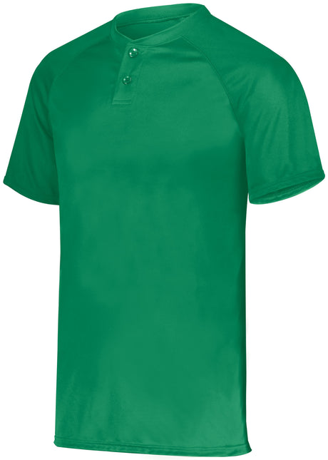 Augusta Youth Attain Wicking Two-Button Baseball Jersey Augusta