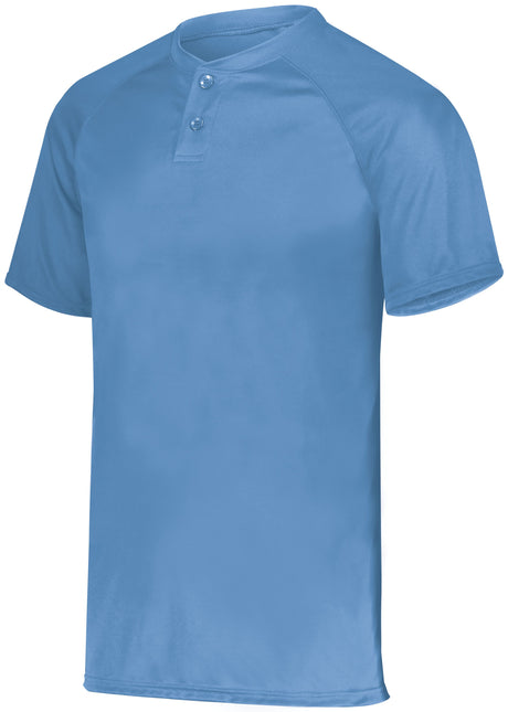 Augusta Youth Attain Wicking Two-Button Baseball Jersey Augusta