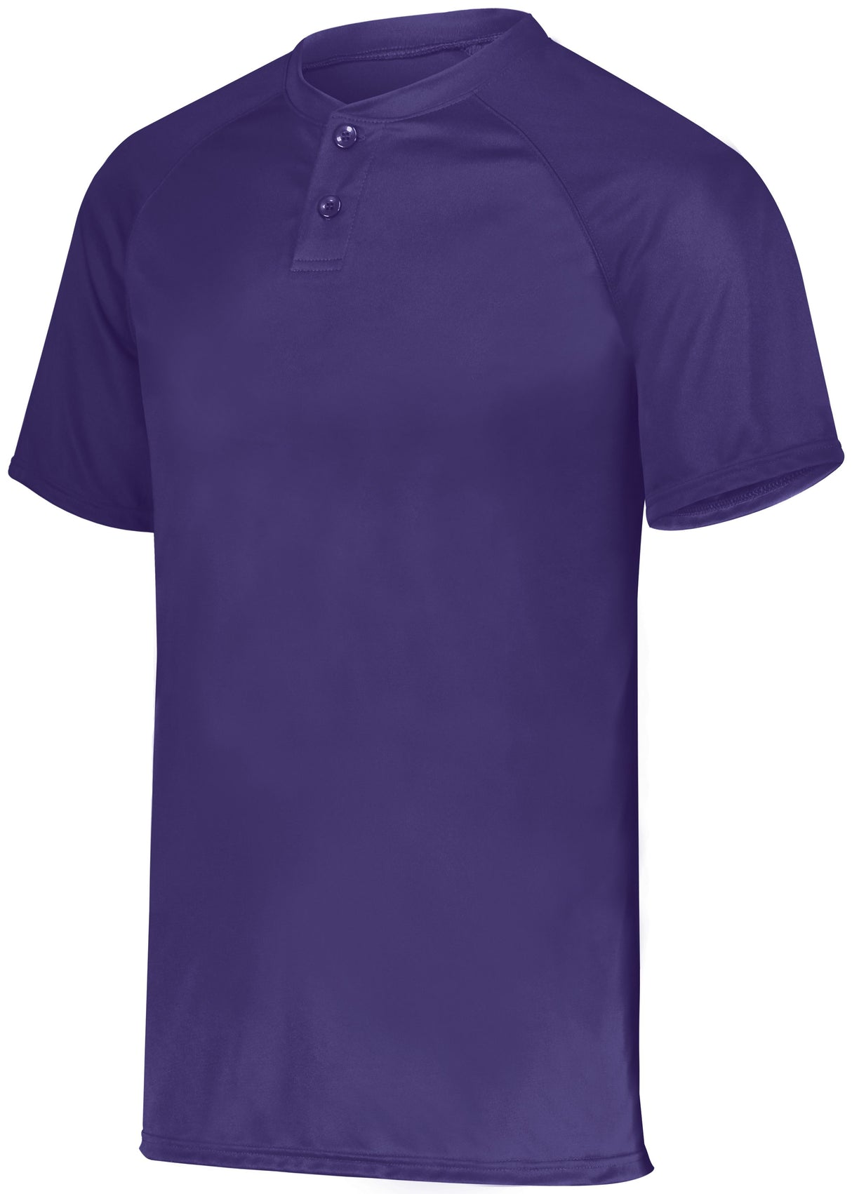 Augusta Youth Attain Wicking Two-Button Baseball Jersey Augusta