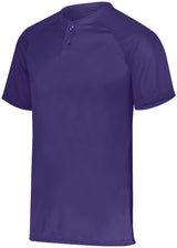Augusta Youth Attain Wicking Two-Button Baseball Jersey Augusta