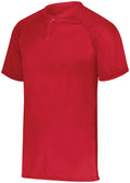 Augusta Youth Attain Wicking Two-Button Baseball Jersey Augusta