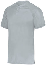 Augusta Youth Attain Wicking Two-Button Baseball Jersey Augusta