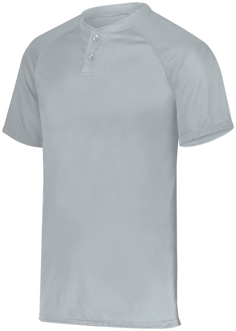 Augusta Youth Attain Wicking Two-Button Baseball Jersey Augusta