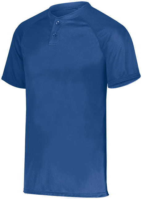 Augusta Youth Attain Wicking Two-Button Baseball Jersey Augusta
