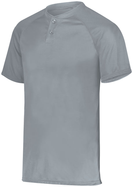 Augusta Youth Attain Wicking Two-Button Baseball Jersey Augusta