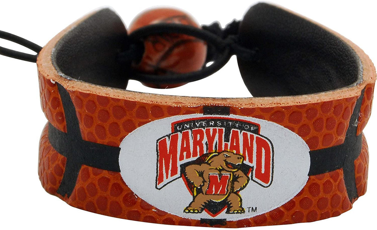 Gamewear Maryland Terrapins Classic Basketball Bracelet Fan Gear NCAA Maryland Terrapins