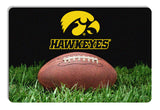 Gamewear Iowa Hawkeyes Classic Football Pet Bowl Mat Size Large Fan Gear NCAA Iowa Hawkeyes