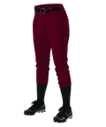 Alleson Women's Belt Loop Fastpitch Softball Pants Alleson
