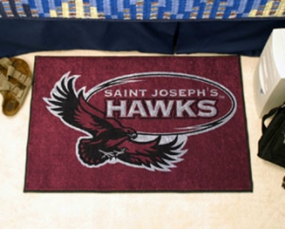 Fanmats St. Joseph's Hawks Starter Style Rug Fan Gear NCAA St. Joseph's Hawks