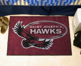 Fanmats St. Joseph's Hawks Starter Style Rug Fan Gear NCAA St. Joseph's Hawks