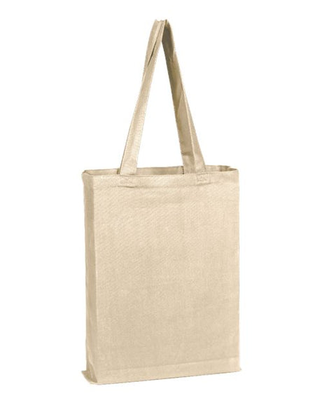 Q-Tees Canvas Gusset Promotional Tote Q-Tees