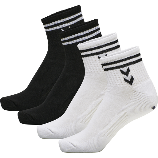Hummel Stripe Mid Cut Socks Mix 4-Pack Hummel