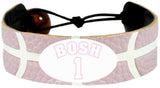 Gamewear Miami Heat Pink Team Color Basketball Bracelet Chris Bosh Fan Gear NBA Miami Heat