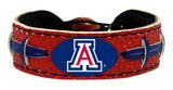 Gamewear Arizona Wildcats Team Color Football Bracelet Fan Gear NCAA Arizona Wildcats