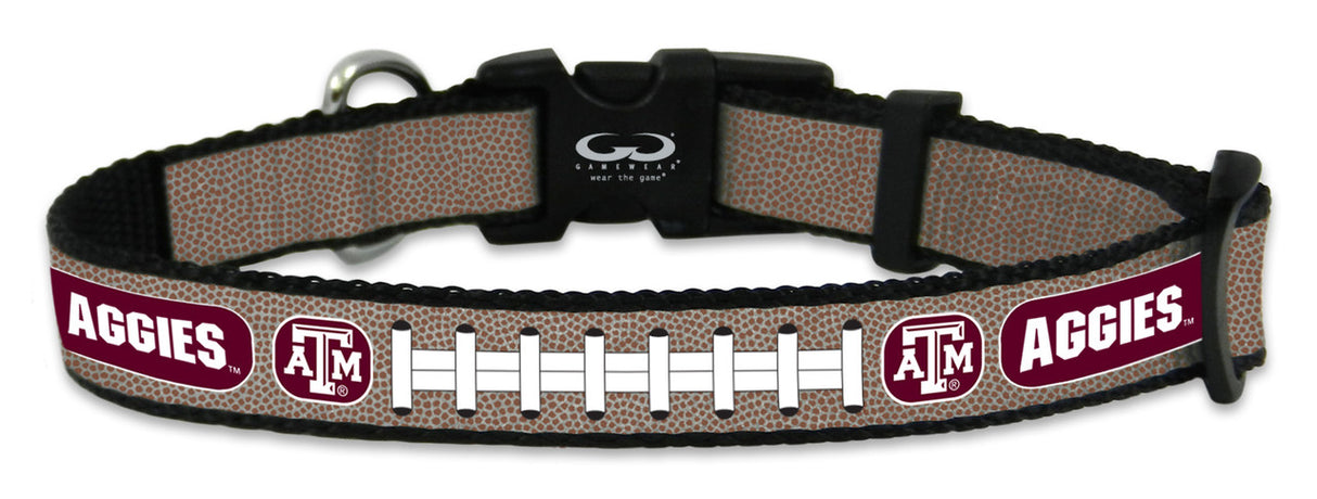 Gamewear Texas A&M Aggies Reflective Football Pet Collar Toy Fan Gear NCAA Texas A&M Aggies