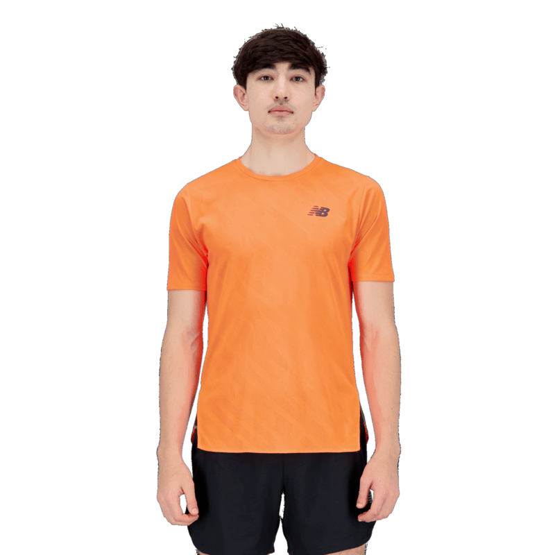 New Balance Men's Q Speed Jacquard Short Sleeve New Balance