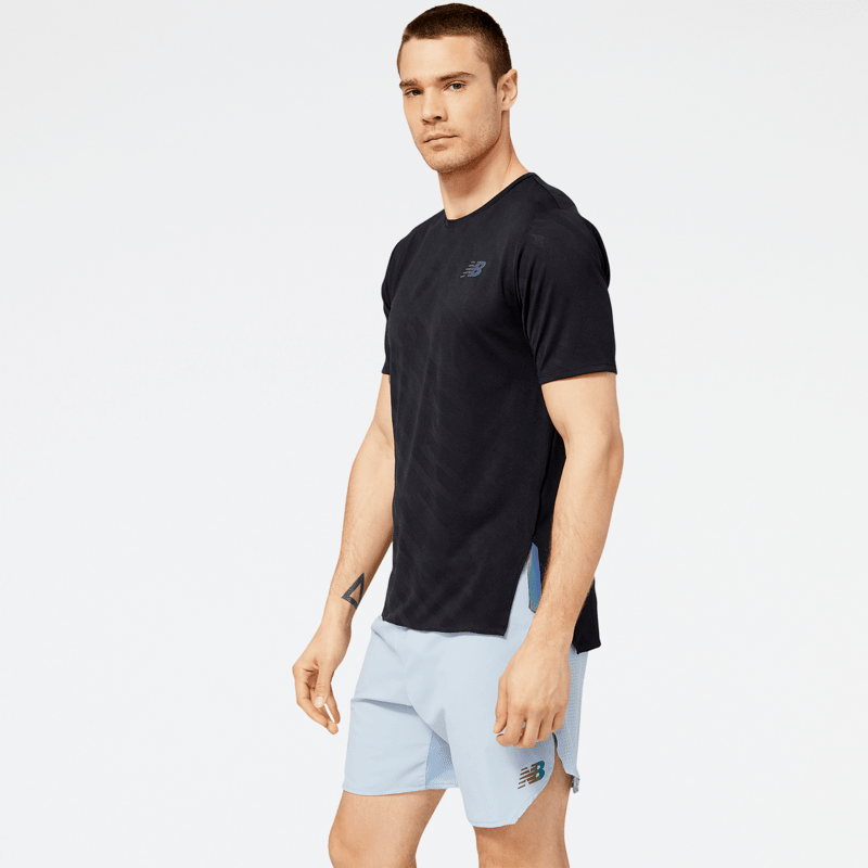 New Balance Men's Q Speed Jacquard Short Sleeve New Balance