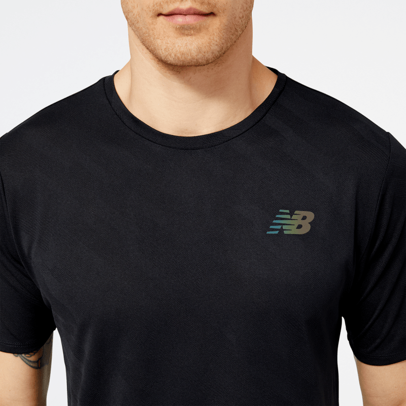 New Balance Men's Q Speed Jacquard Short Sleeve New Balance