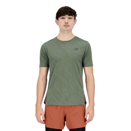 New Balance Men's Q Speed Jacquard Short Sleeve New Balance