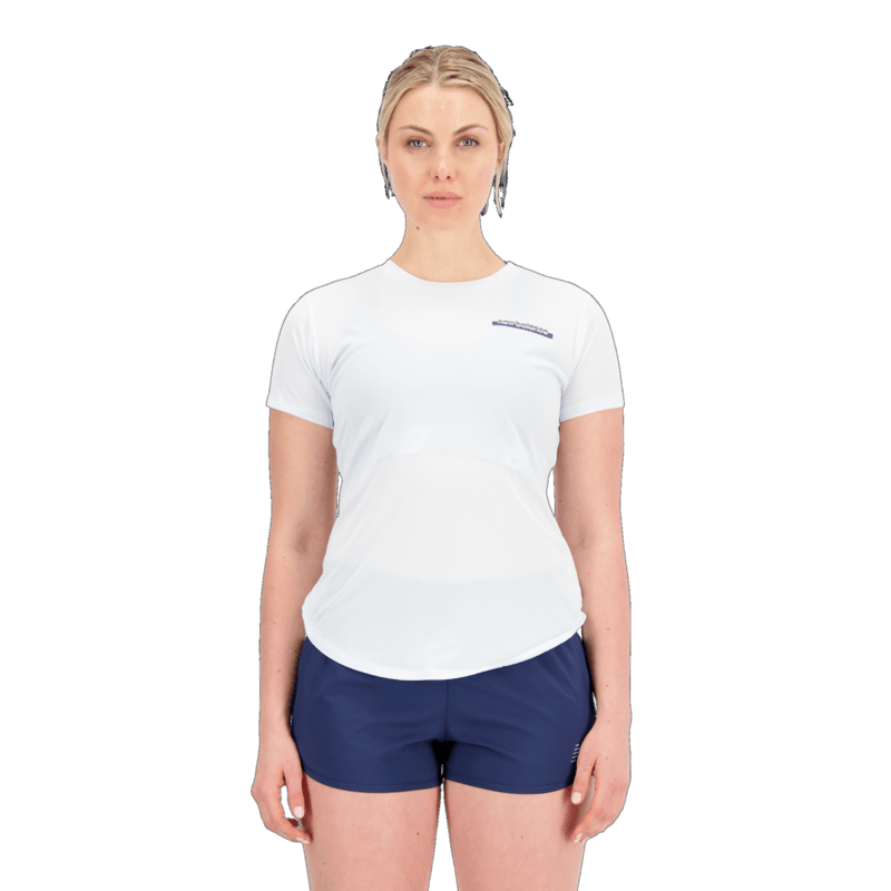 New Balance Women's Graphic Accelerate Short Sleeve Top
