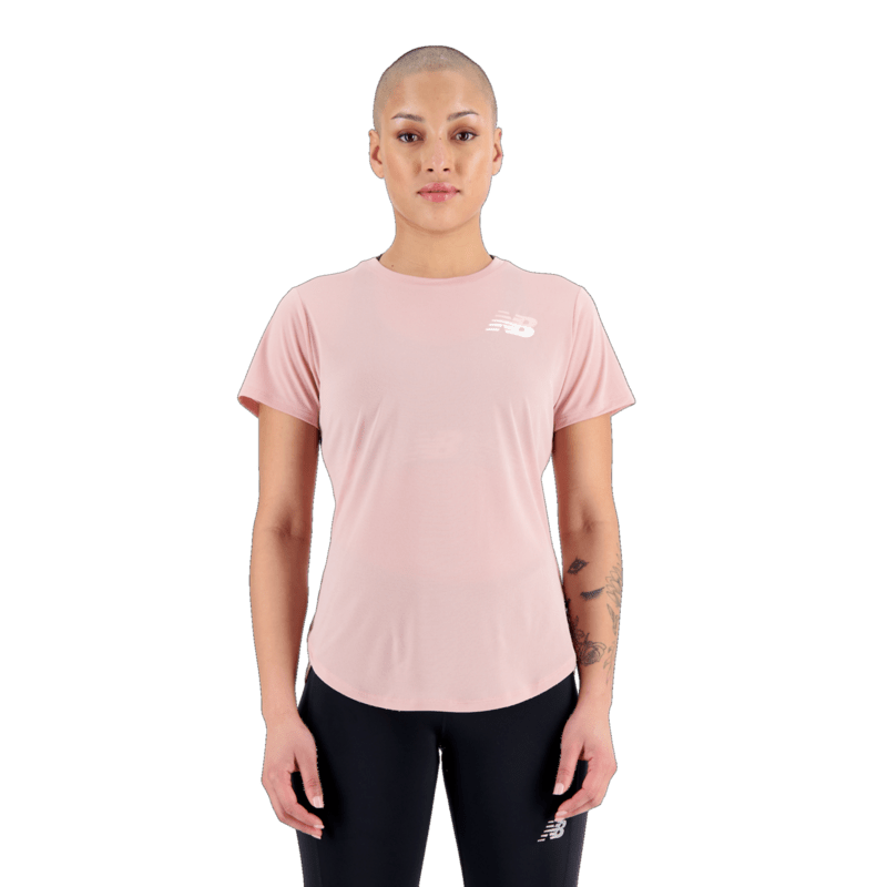 New Balance Women's Graphic Accelerate Short Sleeve Top