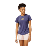 New Balance Women's Graphic Accelerate Short Sleeve Top