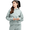 New Balance Women's Linear Heritage Brushed Back Fleece Hoodie
