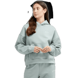 New Balance Women's Linear Heritage Brushed Back Fleece Hoodie