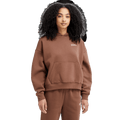 New Balance Women's Linear Heritage Brushed Back Fleece Hoodie