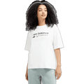 New Balance Women's Linear Heritage Jersey Oversized T-Shirt New Balance