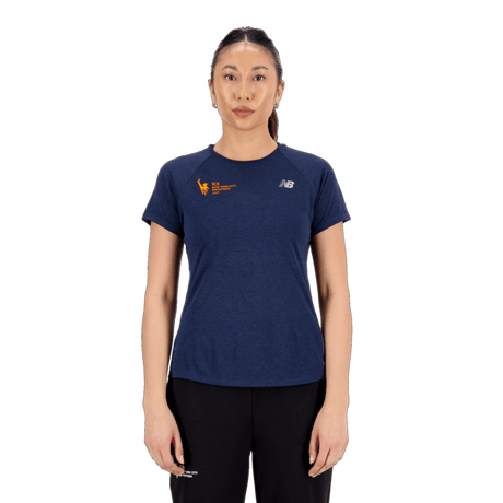 New Balance Women's NYC Marathon Impact Run Short Sleeve New Balance
