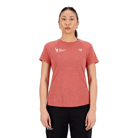 New Balance Women's NYC Marathon Impact Run Short Sleeve New Balance