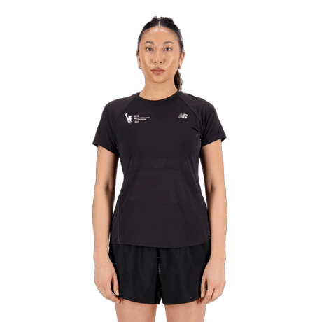 New Balance Women's NYC Marathon Impact Run Short Sleeve New Balance